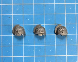 DA Primaris Upgrade Bits Gravis Shoulders Pads x3 Dark Angels Space Marines Bitz - Picture 1 of 1