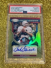 BOB GRIESE PSA 9 2022 CERTIFIED HALL OF FAME MIRROR GOLD NUM #2/4 AUTO POP 1 🔥