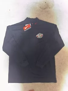 NWT 2004 ALL STAR Game MINNESOTA WILD (LG) Long Sleeve Mock Neck Shirt Black - Picture 1 of 4