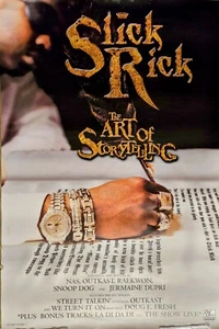 SLICK RICK "THE ART OF STORYTELLING" PROMO POSTER 1999 FAST NEUWERTIG 24" X 36" - Bild 1 von 2