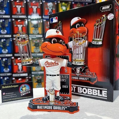 ORIOLE BIRD Baltimore Orioles World Series "Mascot" Exclusive MLB Bobblehead - Image 1 of 4