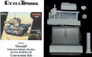 RetroKits Modelle ""OSWALD"" PzKpfw. II MATILDA Umbau Meng Weltkrieg Toons Kit - Bild 1 von 2