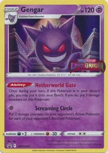 Pokemon GENGAR SWSH241 Stamped Prerelease Promo (Sword & Shield) Lost Origin NM - Picture 1 of 1