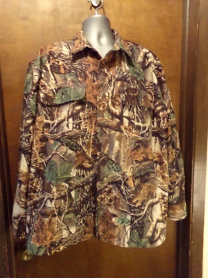 Cabelas Camo Seclusion 3D Mens XL Camping Outdoor Shirt Long Sleeve Wildlife - Image 1 of 4