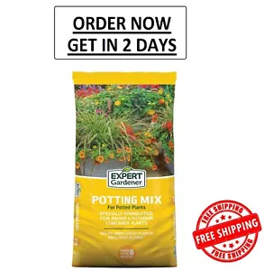 Expert Gardener Potting Mix – 2 cu. ft. Nutrient-Rich Soil for Potted Plants - Picture 1 of 11