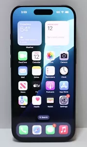 Apple iPhone 16 Pro 128GB (Verizon) 6.3" MYM93LL/A Black Titanium READ - Afbeelding 1 van 14