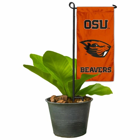 OSU Beavers Table Centerpiece and Mini Garden Flag Topper Marker Cover
