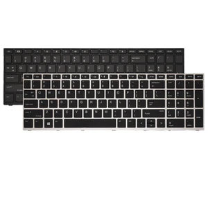 Teclado inglés negro/plateado para computadora portátil HP PROBOOK 450 G5 455 G5 470 G5 - Imagen 1 de 6