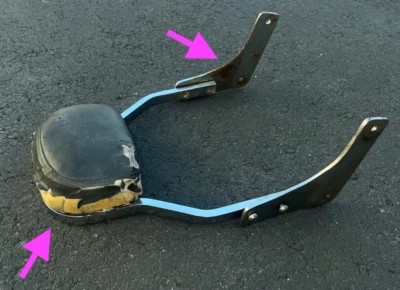 HONDA Shadow ace VT 1100 VT1100C2, заднее пассажирское сиденье, седло, задняя опора Sissy bar - Изображение 1 из 4