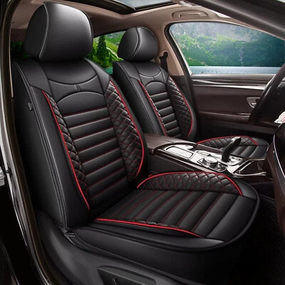 Car Seat Covers PU Leather Waterproof Set 5 Seats Fit for Nissan Kicks 2018-2025 - Изображение 1 из 4