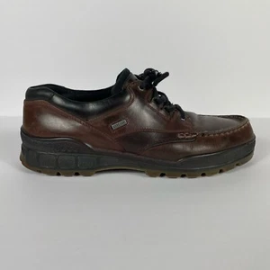 Scarpe uomo Ecco Track 2 GTX escursionismo impermeabili marroni taglia EU 46 US 12, 12,5 - Foto 1 di 6