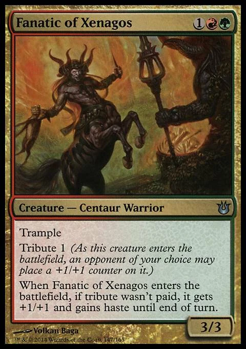 Magic the Gathering MTG Fanatic of Xenagos (147) Born of the Gods   LP - Image 1 of 1