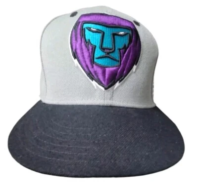 Gorra NEFF King Of the Jungle Snapback Gris Negra Talla Única Ajustable Bordada Foto 1 de 4