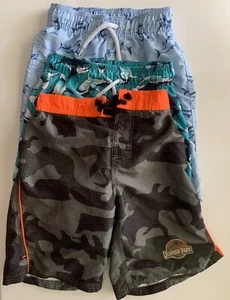 Boys Swim Trunks Sport Shark Jurassic Park Universal Studios Size M (7/8) - Picture 1 of 4