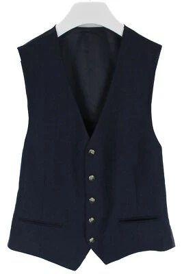 Gilet Ferrara Suitsupply Homme UK 40 En Lin Alpaga Soie Boutonné - Photo 1/4