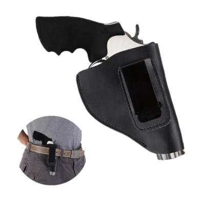 Tactical Holster Gun Accessories Leather Combat Holster Revolver Hunting Supplie - Image 1 of 4