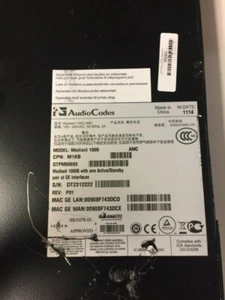 Audiocodes Mediant 1000 VoIP Gateway digitales Gehäuse - Bild 1 von 6