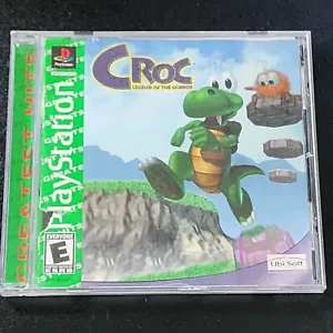 Croc Legend of the Gobbos PS1 Playstation 1, Authentic, Tested, Working - Picture 1 of 12
