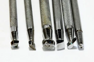 6 Vintage Asst. Craftool USA Leather Stamps Punch U859 H908 M885 S724 B198 A104 - Picture 1 of 4