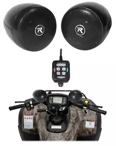 Rockville Bluetooth ATV Audio System w/ Handlebar Speakers For Polaris Sportsman