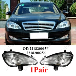 1Pair Of Front Right+Left Fog Light 2218200256 For 2007-2009 Mercedes W221 S550~ - Foto 1 di 5