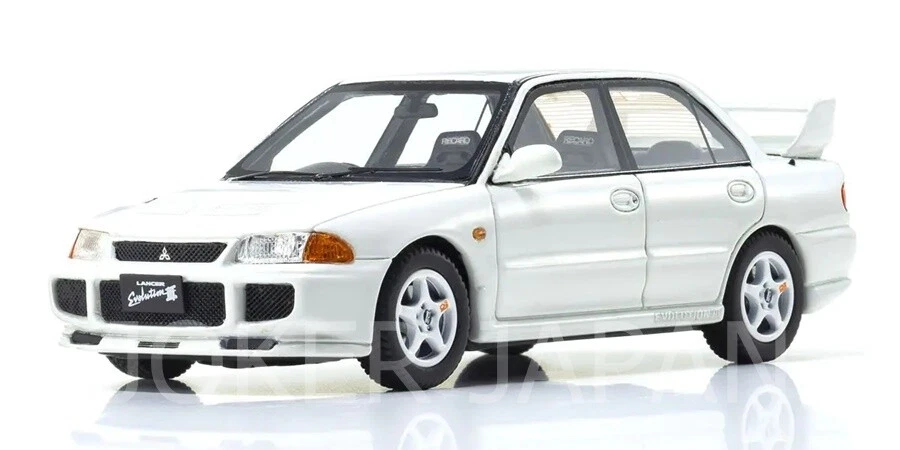 Kyosho 1 43 Mitsubishi Lancer Evolution III White KSR43120W