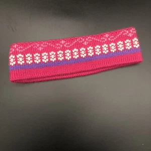 Vermont Original 100% Wool Headband East Hardwick VT Pink Patterned - Picture 1 of 5