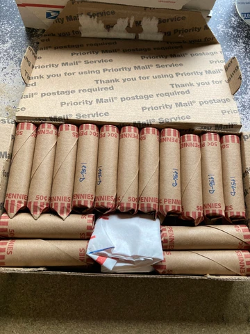 1956-D LINCOLN WHEAT CENT PENNY 30 ROLLS (1,500 coins)  nice condition Cover