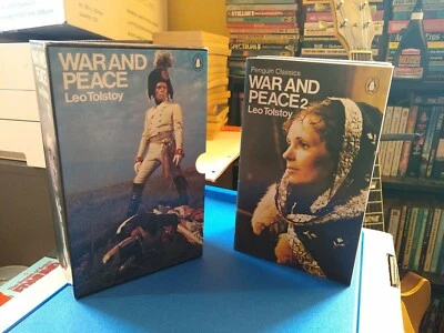 War and Peace box set - Leo Tolstoy - 2 volume  TV tie-in, Penguin Books, 1973 - Image 1 of 4