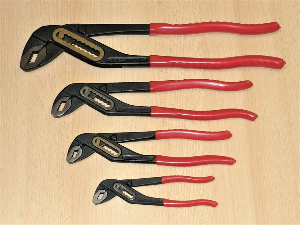 Wasserpumpenzangen 150/ 175/ 250/ 300/ 400mm Rohrzangen Set verstellbare Zangen - Bild 1 von 1