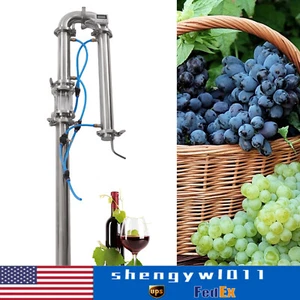 2" in Stainless Still Moonshine Reflux Distilling Column Brew Wine Making Tool - Bild 1 von 11