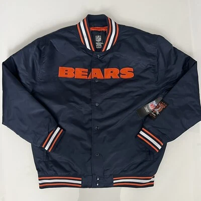 Chicago Bears NFL Team Apparel Bomber Jacket Size Medium - Image 1 of 4