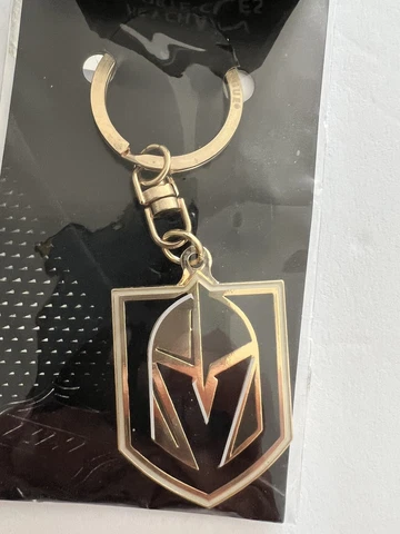 Vegas Golden Knights Heavyweight Metal Keychain Brand New In Package Cover