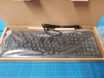 HP USB-Tastatur Kabelgebunden, USB,Schwarz QY776AA Schweizer Version_0.5_6 - Bild 1 von 3