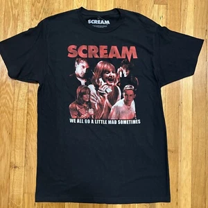 NEW Scream Movie T Shirt-We All Go a Little Mad Sometimes-Size LARGE - Picture 1 of 4