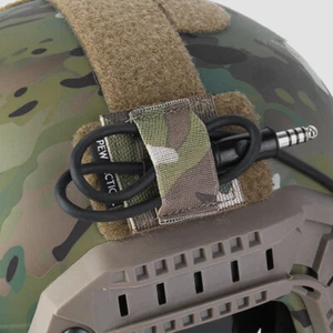 Tactical Equipment Headset Walkie Talkie Wire Harness Strap Sticker Belt - Picture 1 of 15