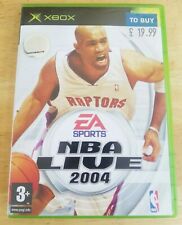 NBA Live 2004 - XBOX - Complete with manual PAL UK FREE DELIVERY