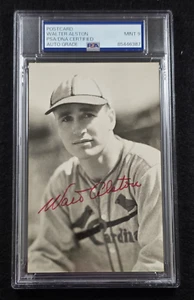 WALTER ALSTON Signed Real Photo Postcard-HOF-CARDINALS-DODGERS-PSA 9 Auto - Picture 1 of 4