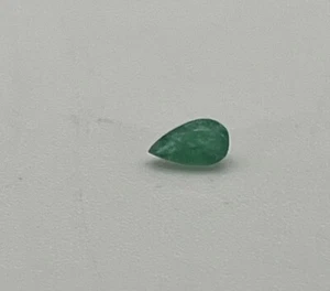 Colombian Emerald 5x3 Pear Shaped Faceted Cut Loose Gemstone Jewelry Crafts - Picture 1 of 4