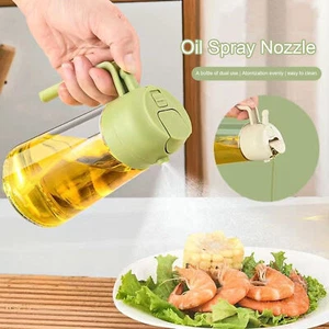 Oil Spray Nozzle Kitchen Organization Accessory Food-grade Glass Bottle - Picture 1 of 12