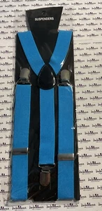 Unbranded Boys Light Blue Suspenders BRAND NEW - Picture 1 of 1