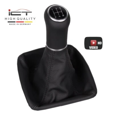 ICT Schaltknauf Leder Schaltsack für Ford Mondeo MK4 5-gang A90 - Bild 1 von 4