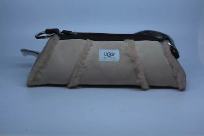 Auténtico Ugg Australia Uggs Piel de Oveja y Gamuza Cuero Bolso de Mano Rosa Desgarrado Nuevo Foto 1 de 4