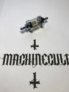 Fuel filter 1/4 chopper bobber harley hotrod - Picture 1 of 2