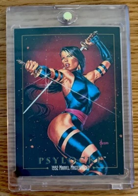 SKYBOX MARVEL MASTERPIECES 1992 Card #65 PSYLOCKE MINT ORIGINAL CARD! - Image 1 of 2