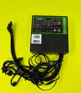 GAMEMAX GP-500 80+ BRONZE Certified Plus ATX GP-500 POWER SUPPLY 19297 - Imagen 1 de 2