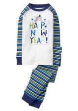 NWT Gymboree Boys Gymmies Pajama set happy New Year Holiday 3,4,5