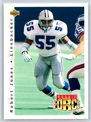 1992 Upper Deck Robert Jones Rookie Dallas Cowboys RC #414 - Image 1 of 2