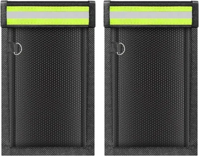 Simket Faraday Bags for Phones and Car Key 2 Pack, Signal Blocking Pouch FreShip - Imagem 1 de 4