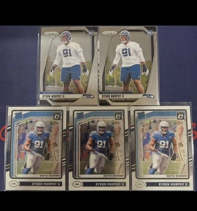 NFL Fútbol Seattle Seahawks 24 Panini Byron Murphy II 5 RC Lote COMO NUEVO - Imagen 1 de 1